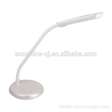 Modern Table Lamp LED Bulb Fabric Shade Cheap Price Purple Color Simple Writing Table Lamp